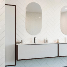 Ablaze Duke Oval Wall Mirror